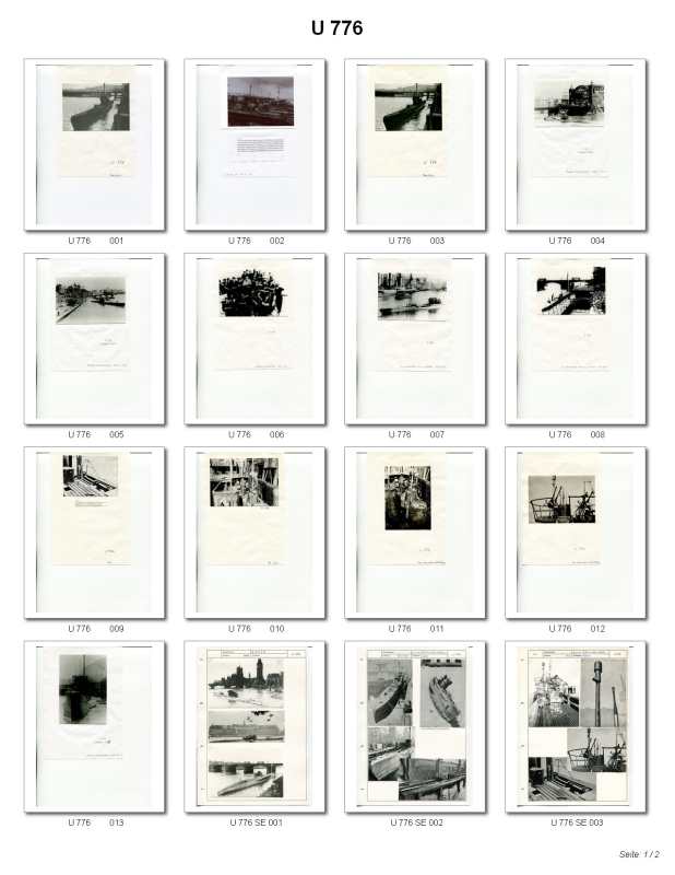 Bild von U-776  Bilder vom U-Boot