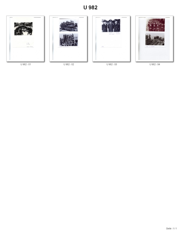 Bild von U-982  Bilder vom U-Boot